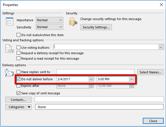 How to Send Delayed Emails in Outlook - eWay-CRM - Outlook CRM Software