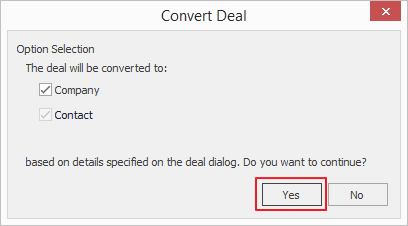 Convert Deal Window 2