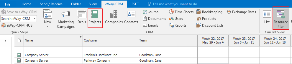 Resource Planning