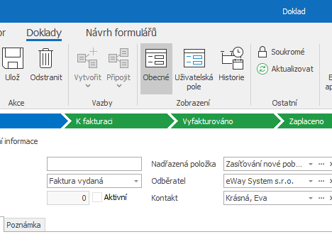 Stavy fakturace