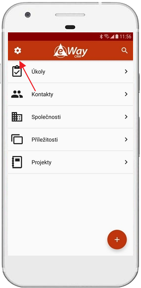 Nastavení eWay-CRM Mobile