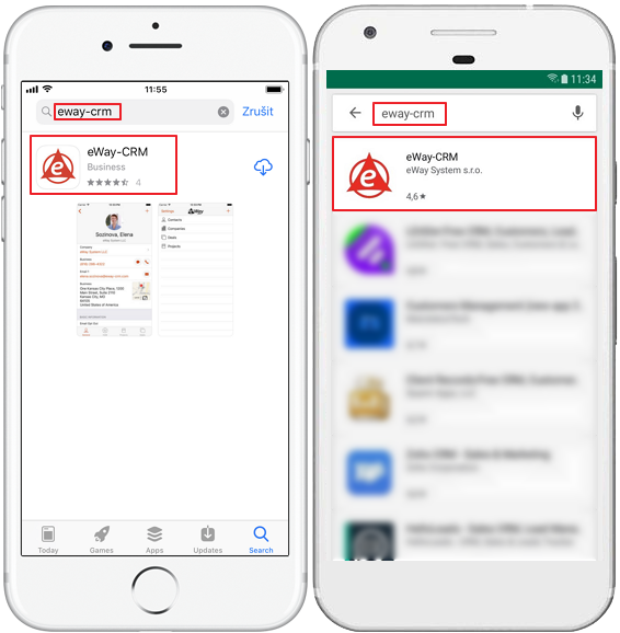 Vyhľadať eWay-CRM Mobile