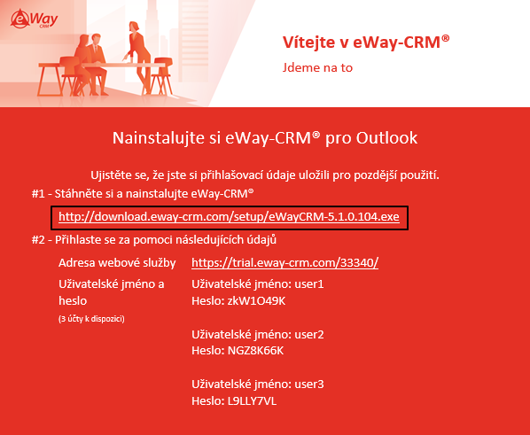 URL pre stiahnutie eWay-CRM