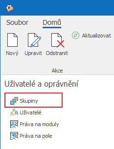 Sekcia Skupiny