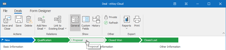 Move to Proposal Status