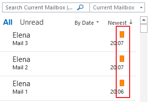 Categorized Emails