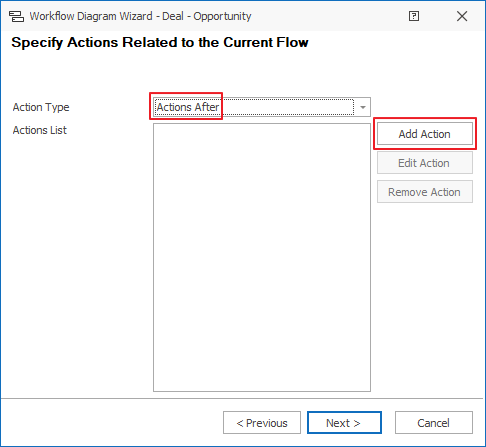 Add Action After