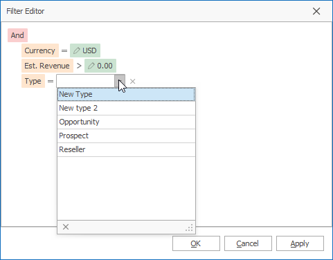 Customize List Views in eWay-CRM | The Best Outlook CRM Software