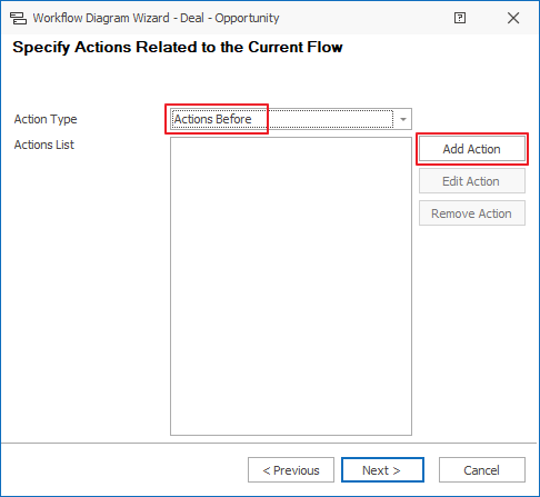 Add Action Before