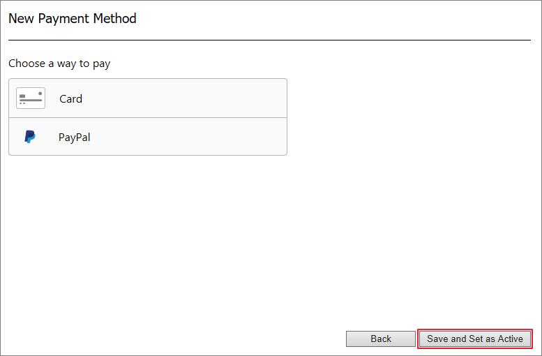 Change Payment Method eWayCRM The Best CRM in Outlook