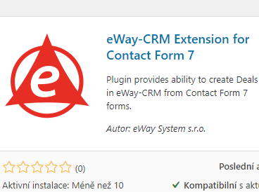 eWay-CRM rozšírenie