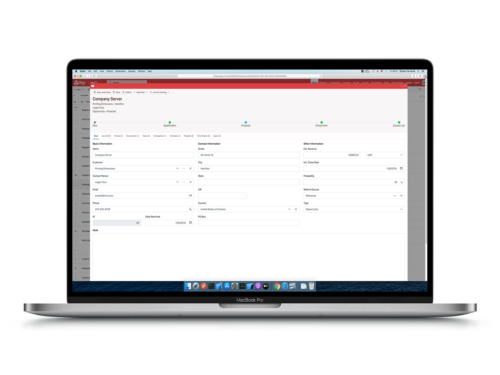 eWay-CRM Web Deal Detail Proposal on Mac