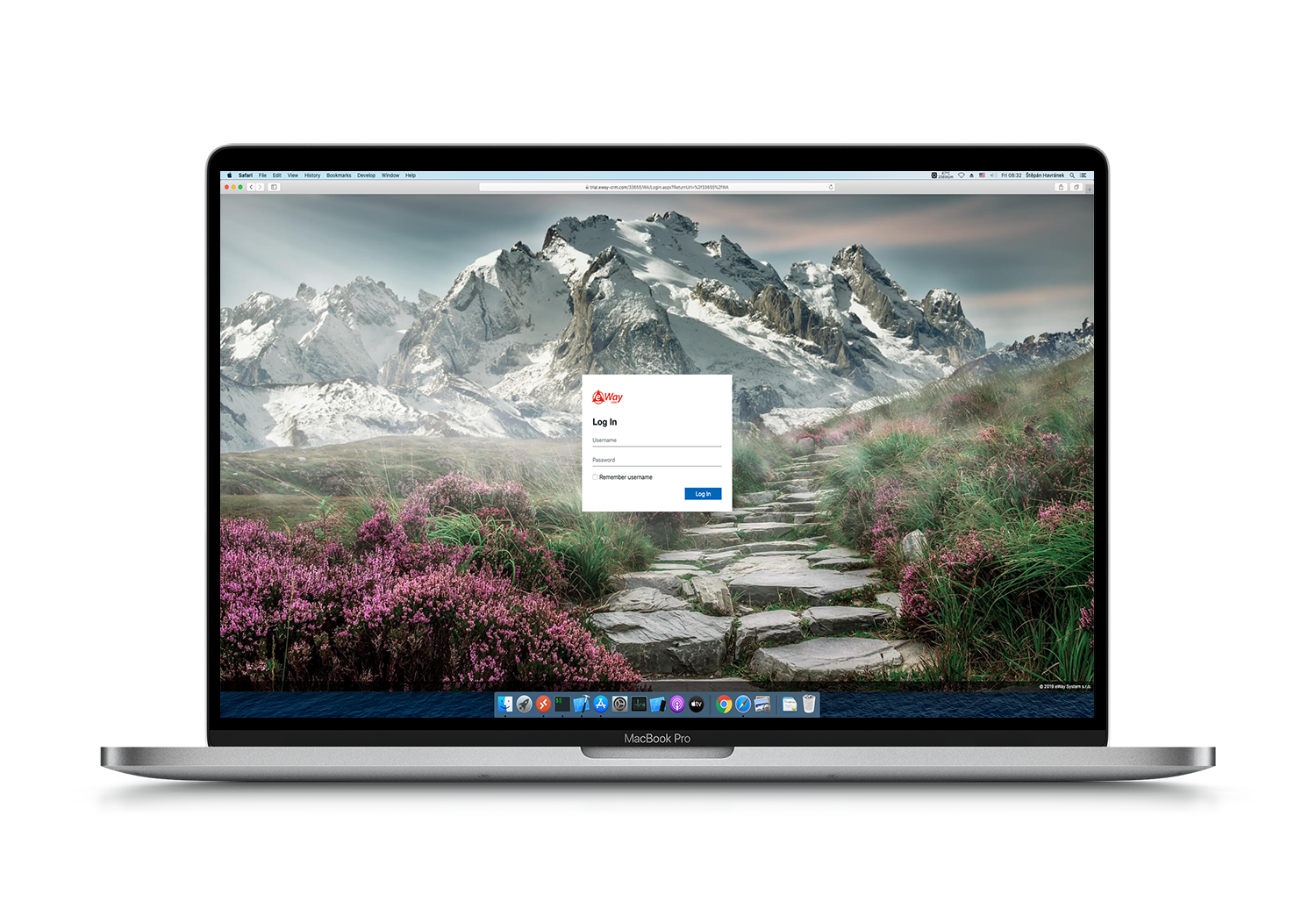 eWay-CRM Web Login on Mac