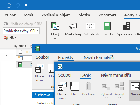 eWay-CRM v Outlooku