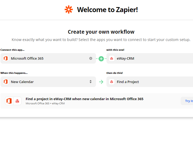 Zapier workflow