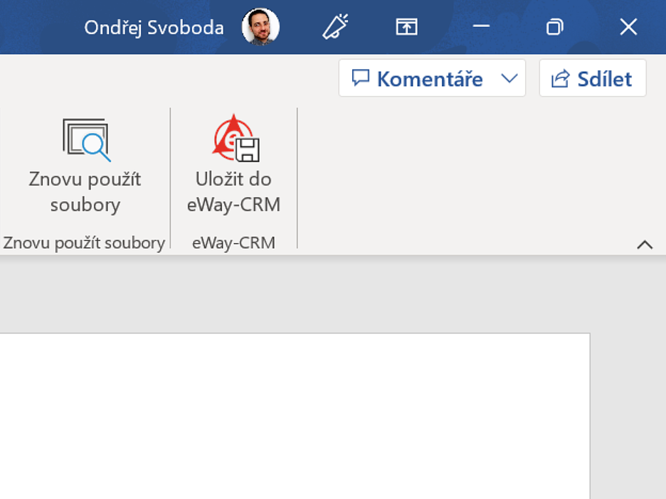 Uložit do eWay-CRM