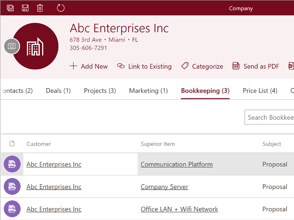 Invoices in eWay-CRM