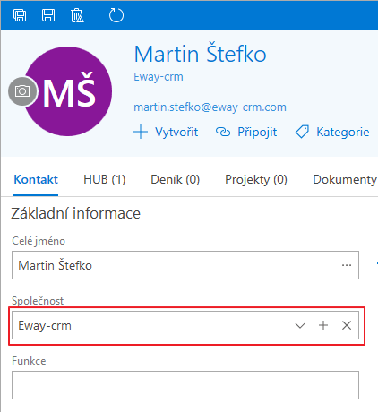 Vybrat společnost