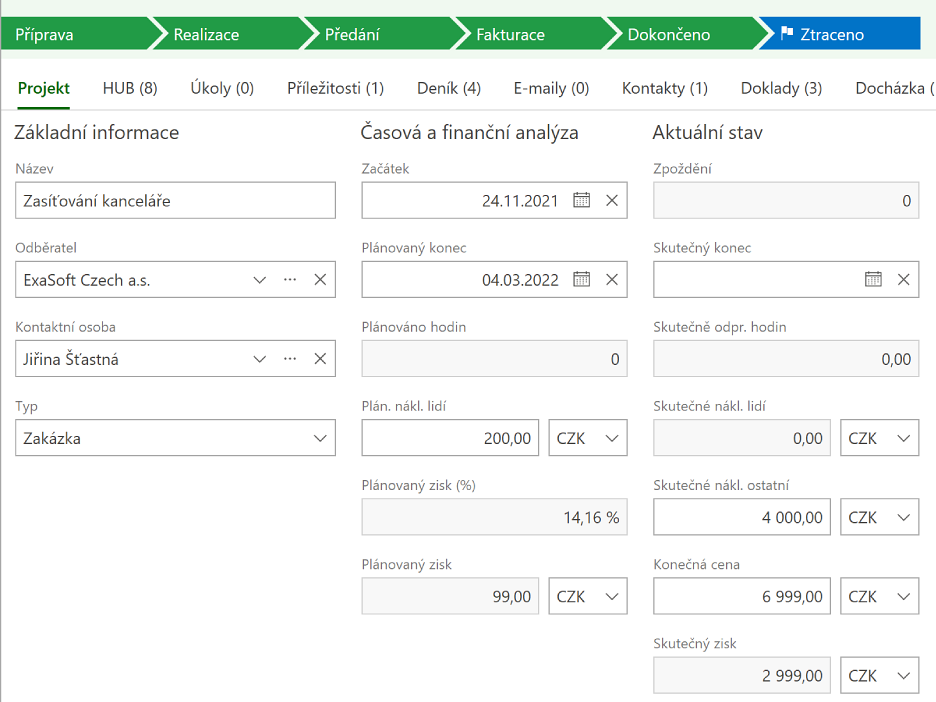 Data v eWay-CRM