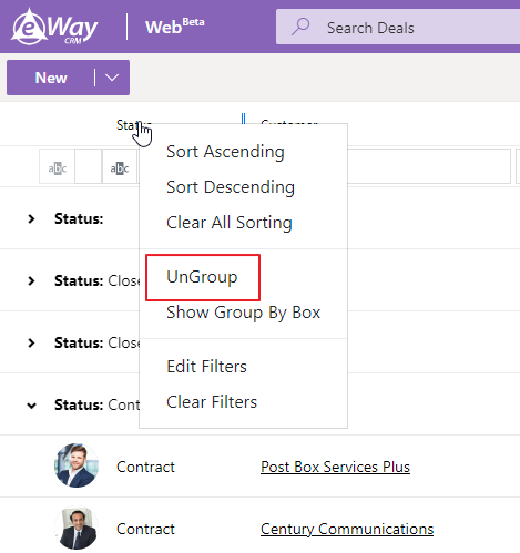 Ungroup