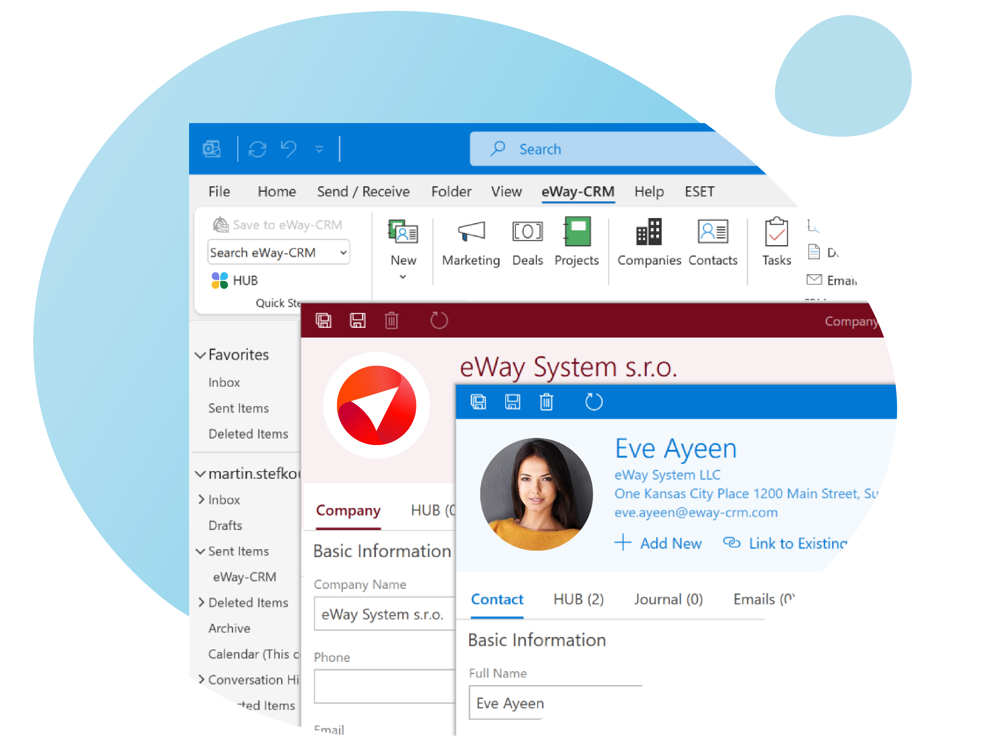 eWay crm dashboard