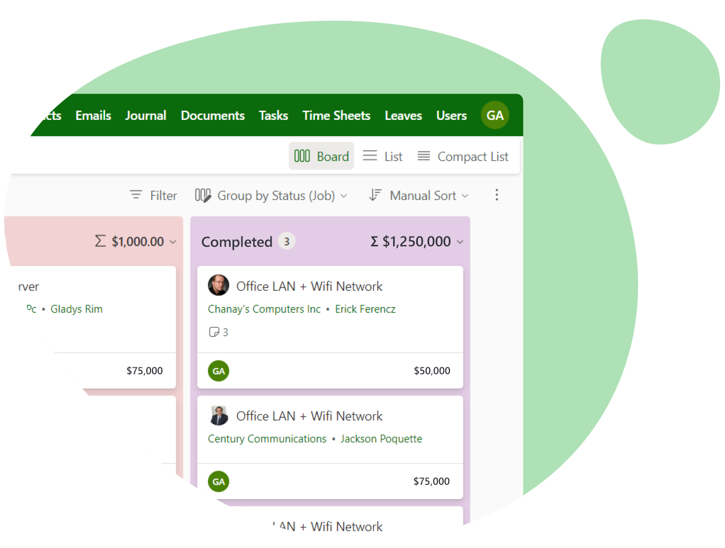 Projects as a part of CRM
