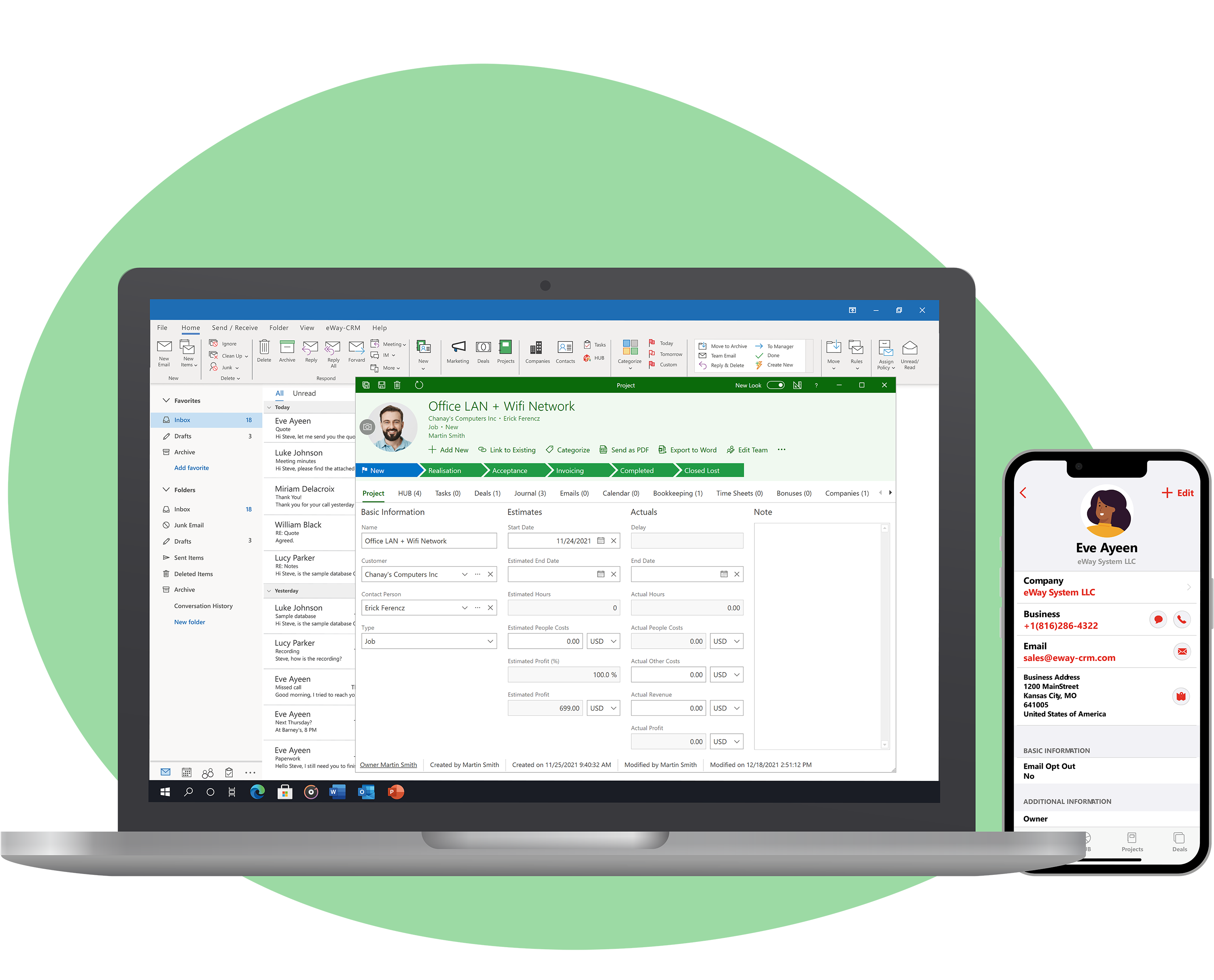 Best Free CRM for Outlook Try eWayCRM