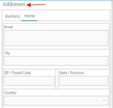 Tabbed Group