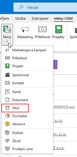 Nový úkol