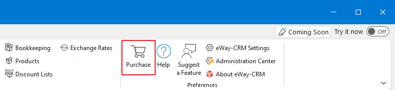 Purchase eWay-CRM