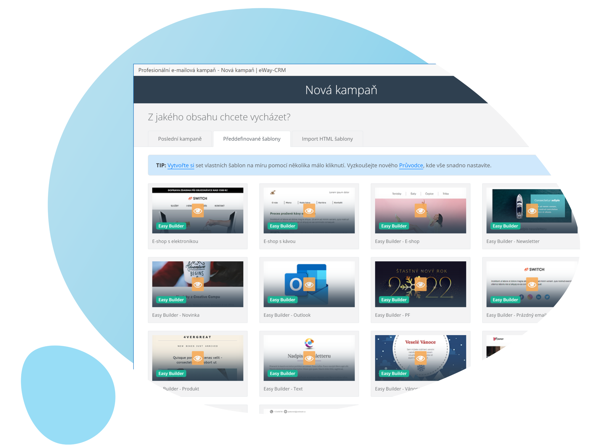 Email marketing - šablony