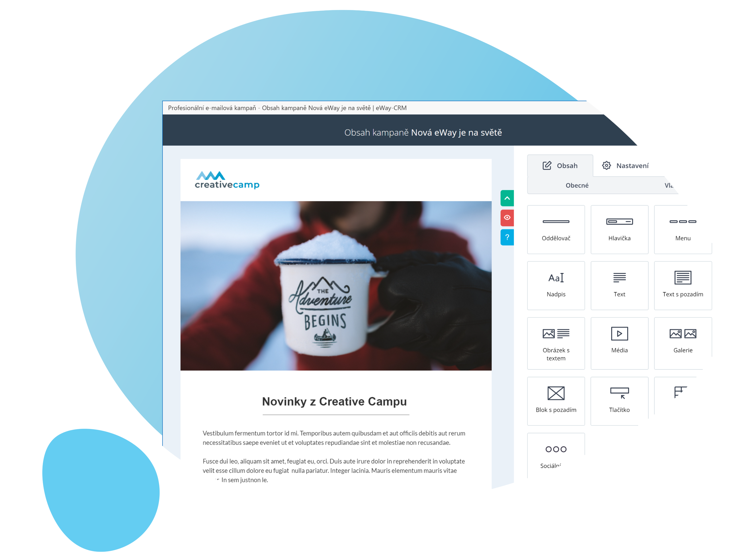 E-mail marketing v eWay-CRM