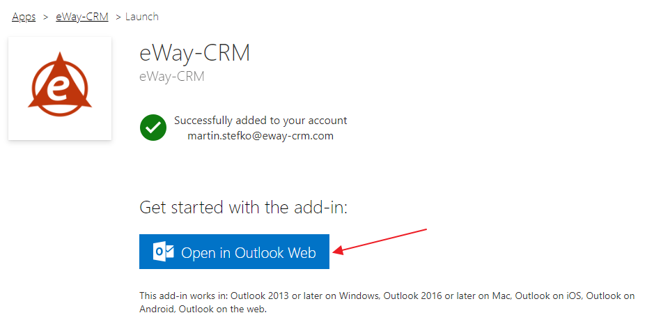 Open Outlook on web
