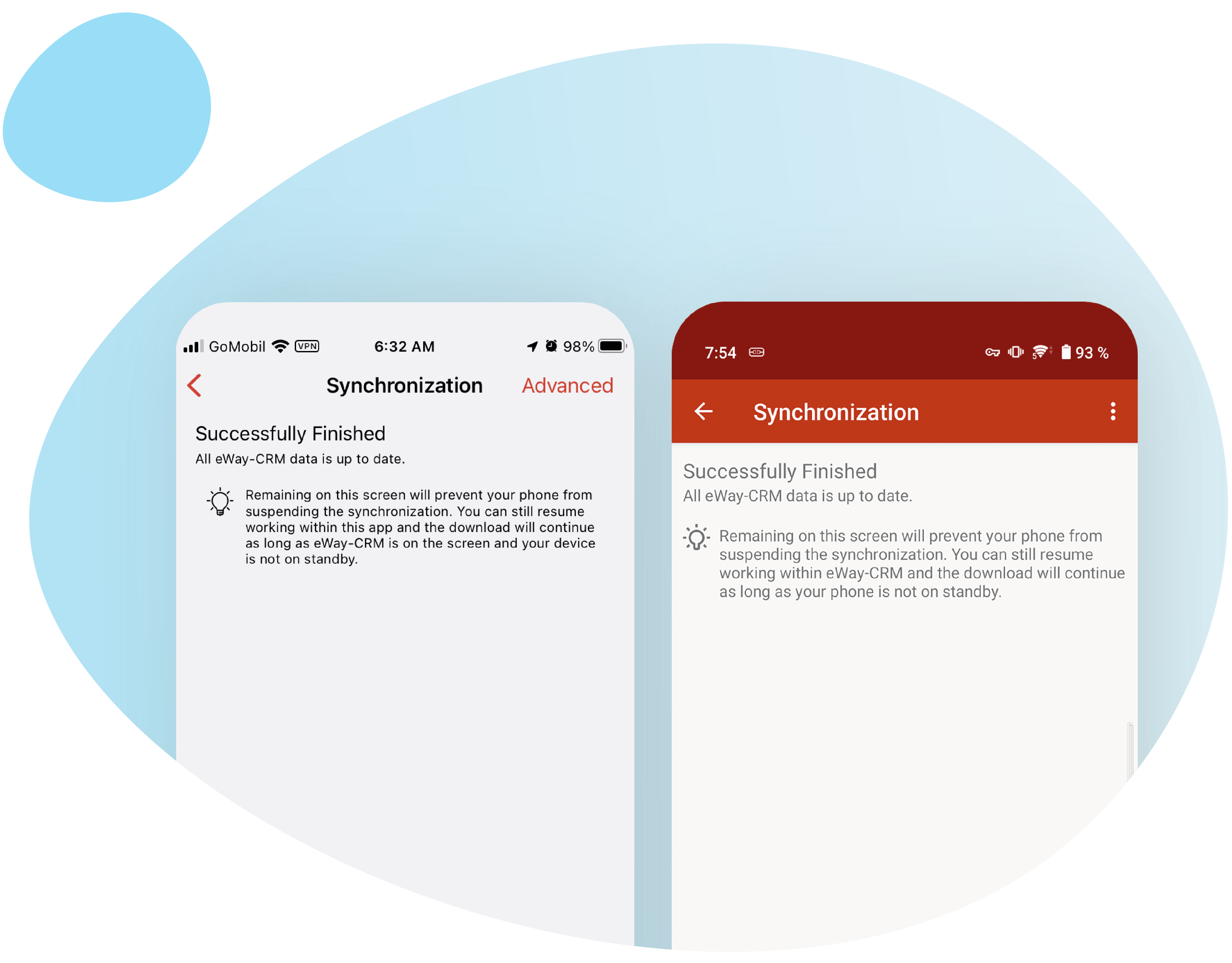 eWay-CRM Mobile Synchronization - EN