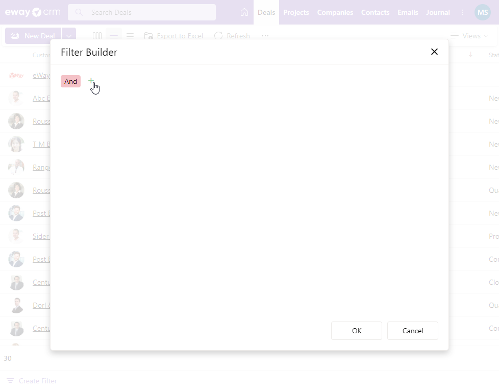 Filter Editor