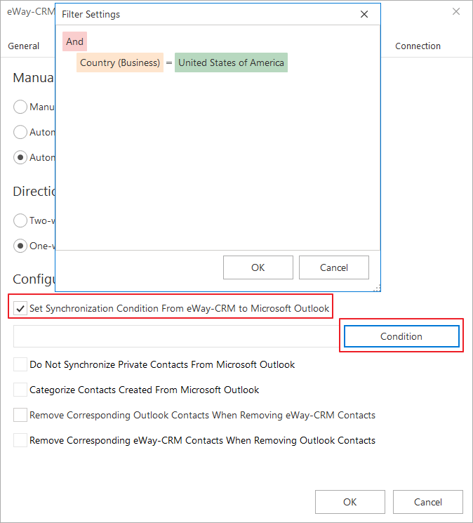 Filter Synchronized Contacts