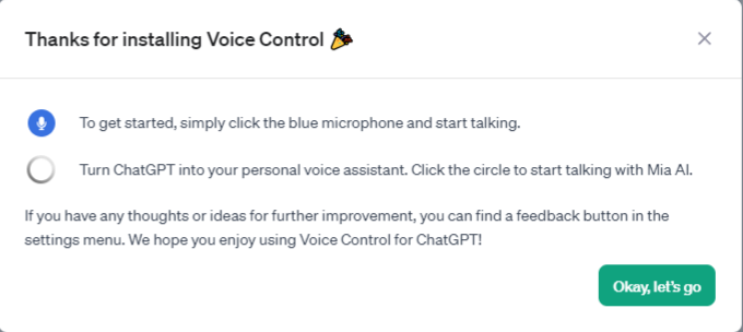 Voice Control For ChatGPT 1