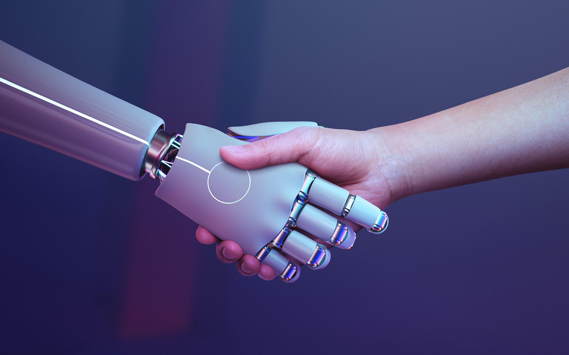 Robot and Human Handshake