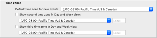 time zones