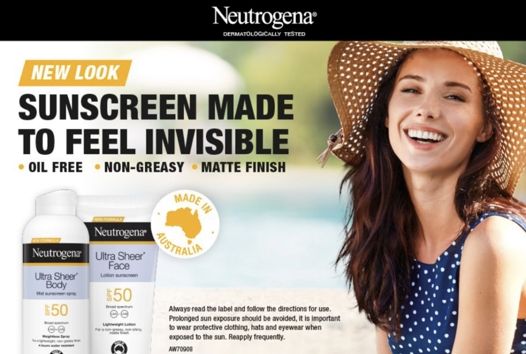 Neutrogena ad