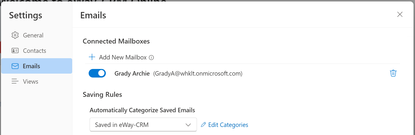 Set Email Tracking for Contacts