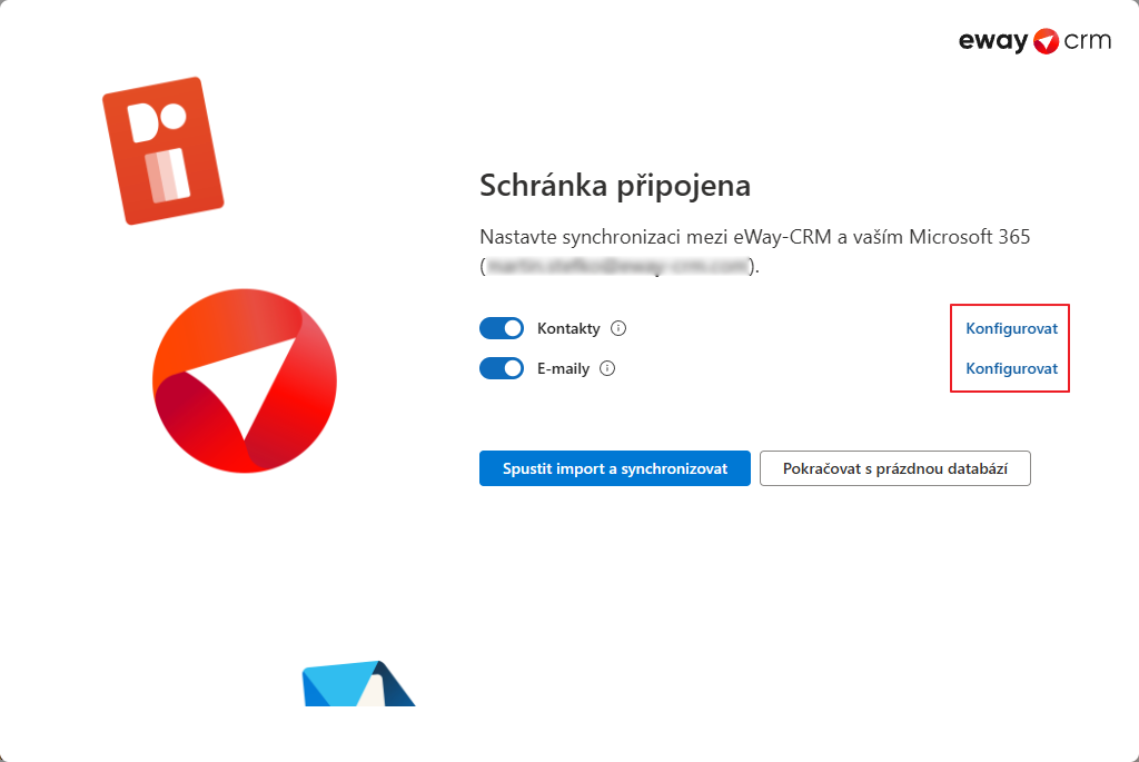 Nastavení importu dat
