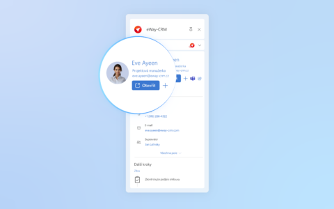Nová funkce panelu náhledu v Outlooku upřednostňuje zákaznická data