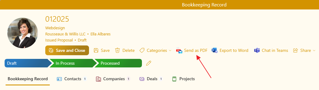 Export to PDF