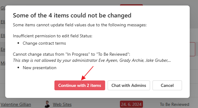 Possible issues