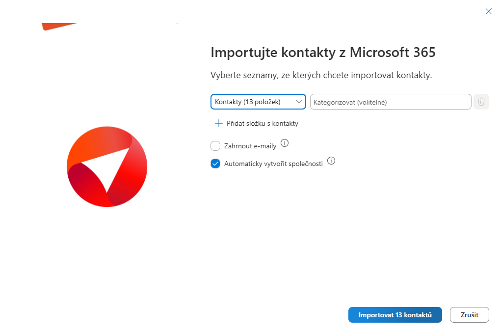 Dialog importu