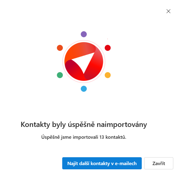 Úspěšný import