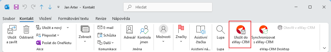 Synchronizovat s eWay-CRM