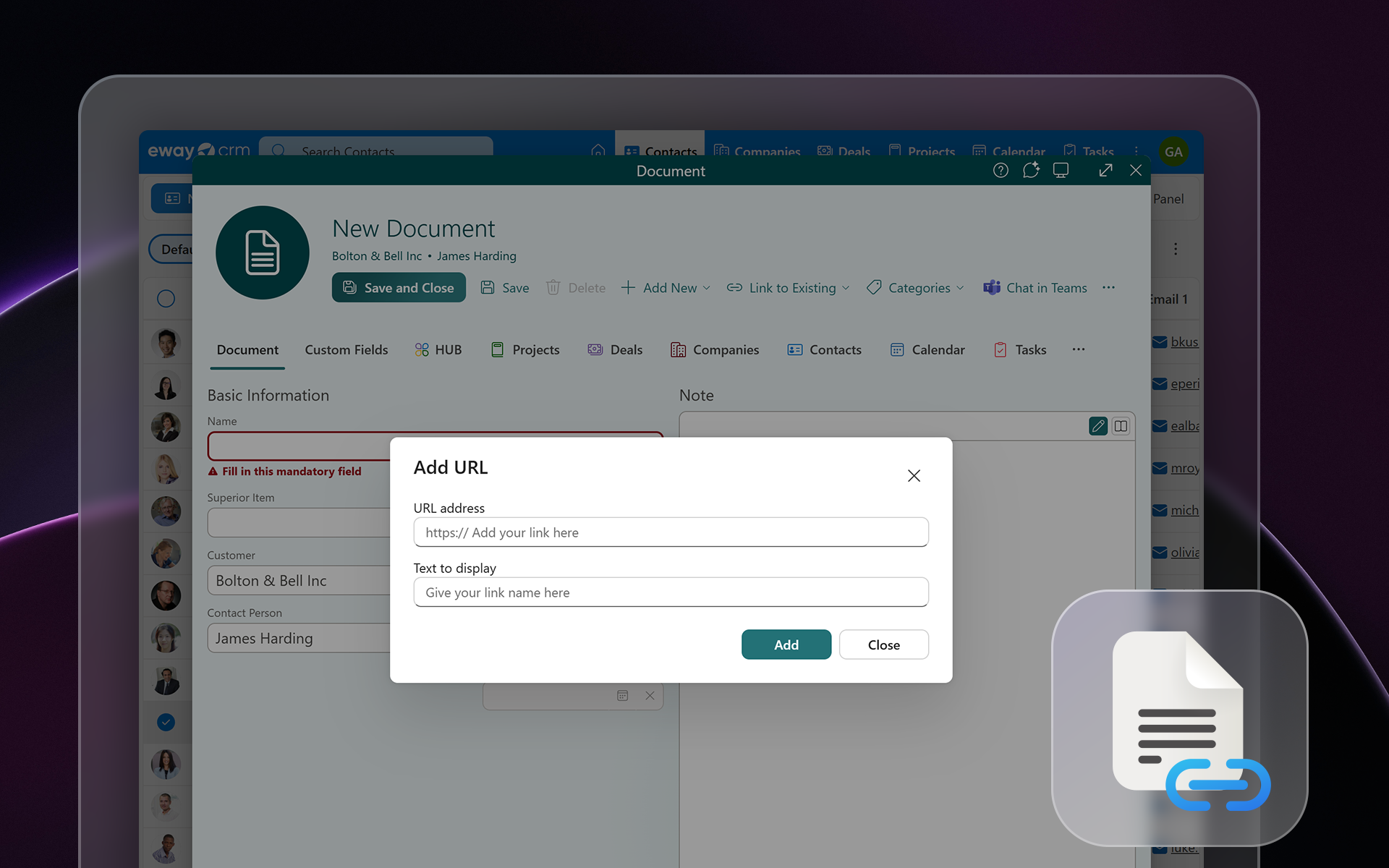 Saving Documents as Hyperlinks