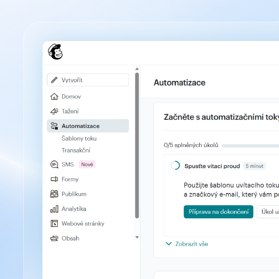 Mailchimp automatizace